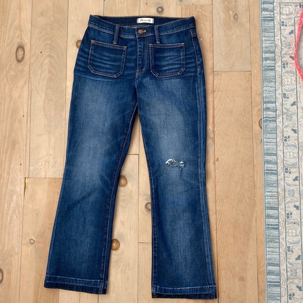 Madewell cropped jeans